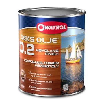 Träolja Owatrol Deks D2 Högblank 2.5 Liter