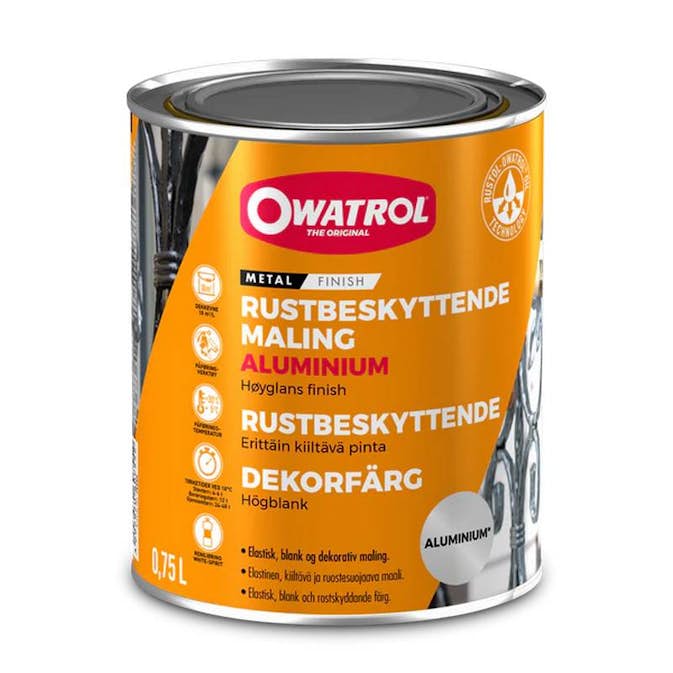Rostskyddande Owatrol Aluminium Elastiskfärg