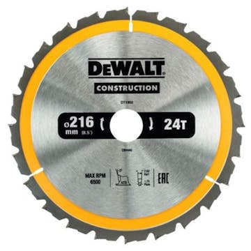 Cirkelsågklinga DeWalt DT1952 216X30 mm 24T