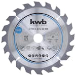 Cirkelsågklinga KWB TCT Ø160/Ø20 mm 20T