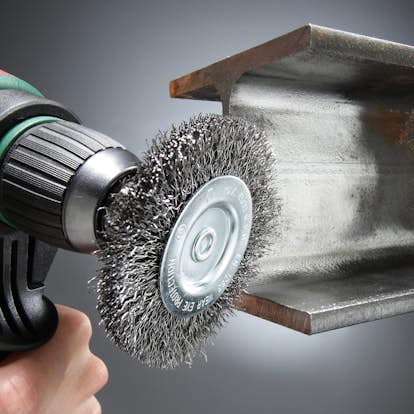 Hjulborste KWB HSS-Ståltråd Vågformad