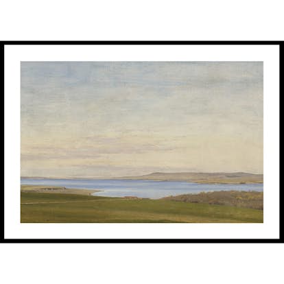 Poster Gallerix Fjord Landscape With Farmhouse By P. C. Skovgaard