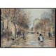 Poster Gallerix Street In Asnières By Jean-Franҫois Raffaëlli