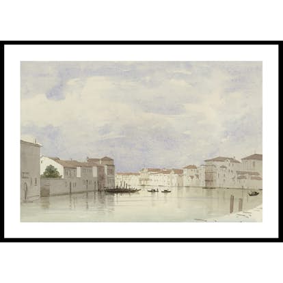 Poster Gallerix Kanal In Venedig By Carl Theodor Reiffenstein