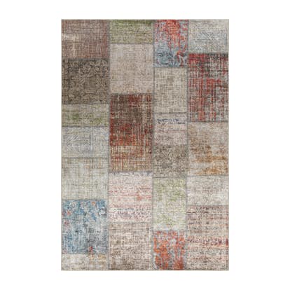 Wiltonmatta KM Carpets Amber Patch Färgglad Polyester