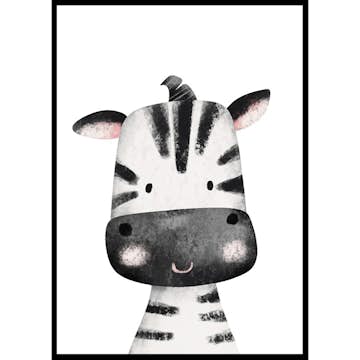 Poster Gallerix Zebra Portrait