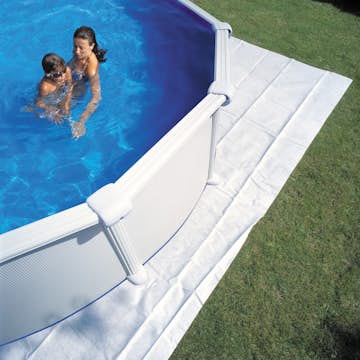 Bottenskyddsmatta Planet Pool Ø 420 cm Skydd för Poolliner