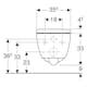 Vägghängd Toalettstol Geberit iCon Rimfree