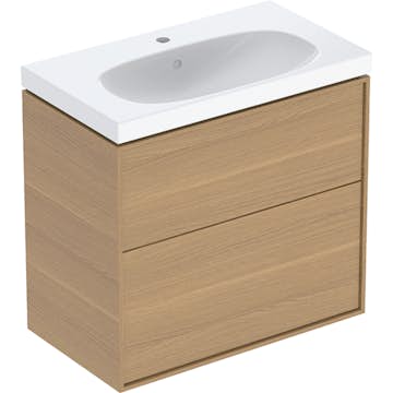 Tvättställsskåp Ifö Sense Art Kompakt 75 med Avställningsyta och 2 Lådor