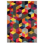 Friezematta Flair Rugs Dynamic Flerfärgad 80x150