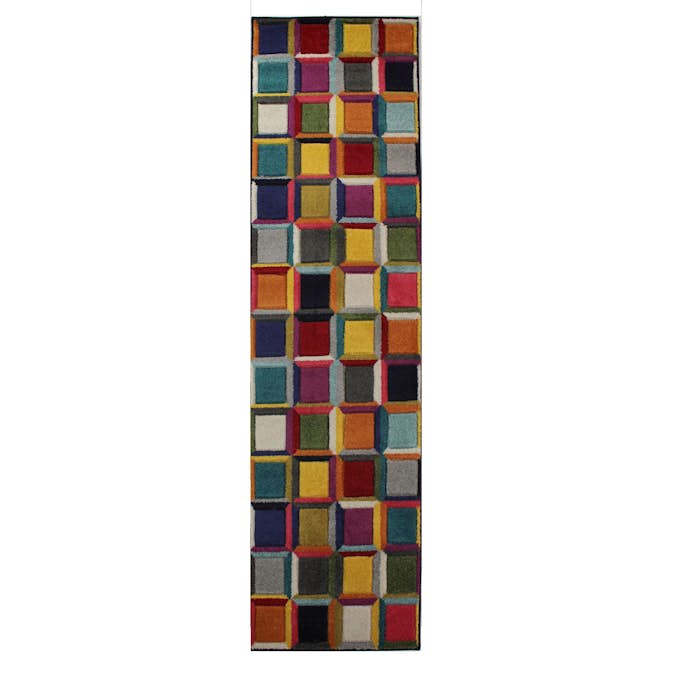 Friezematta Flair Rugs Waltz Flerfärgad 66x230