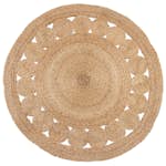 Handvävd Matta Flair Rugs Arya Jute Circle 150x150 cm