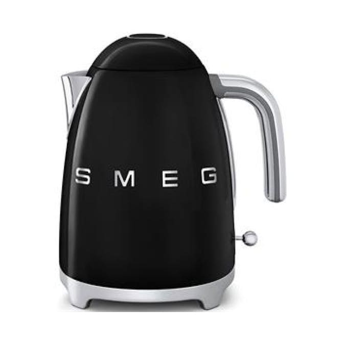 Vattenkokare Smeg KLF03BLEU Retro Svart med Rostfritt Stål