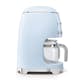 Kaffebryggare Smeg DCF02PBEU Pastellblå Retrostil för Modernt Kök