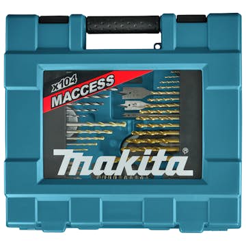 Borr- och bitssatss Makita D-31778 104 delar