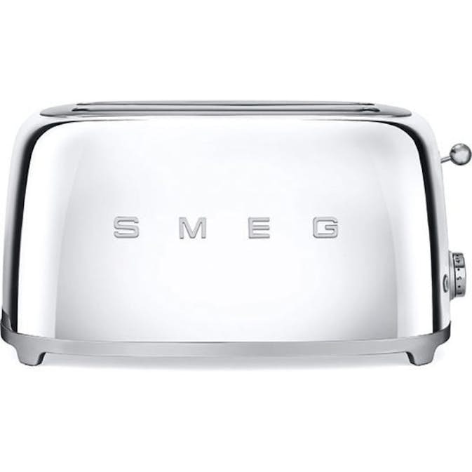 Brödrost Smeg TSF02SSEU Krom Retro med Extra Breda Fack