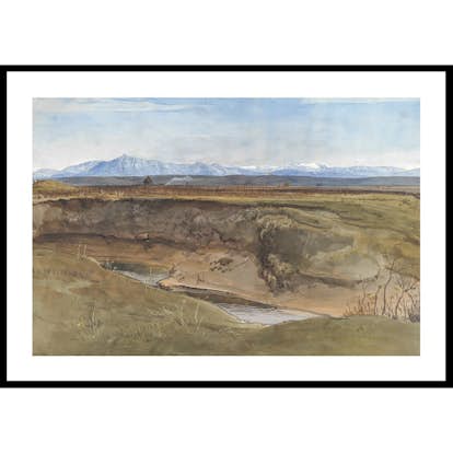 Poster Gallerix Landscape Near Rome By August Leopold Venus