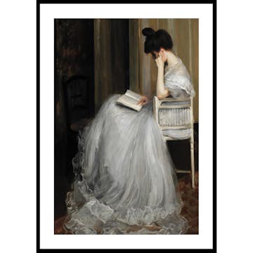 Poster Gallerix Mujer Leyendo By Jacques Émile Blanche