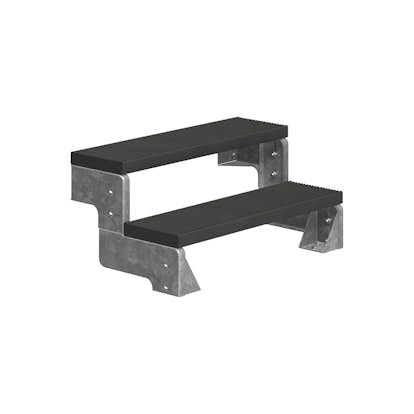 Trädgårdstrappa Dolle Gardentop Trimax utan Räcke