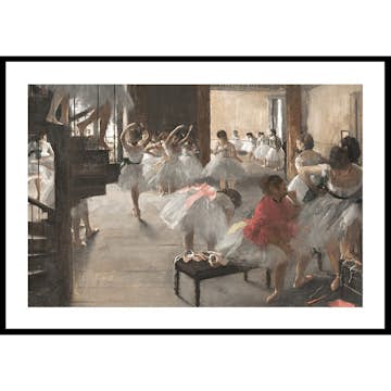 Poster Gallerix The Dance Class By Edgar Degas