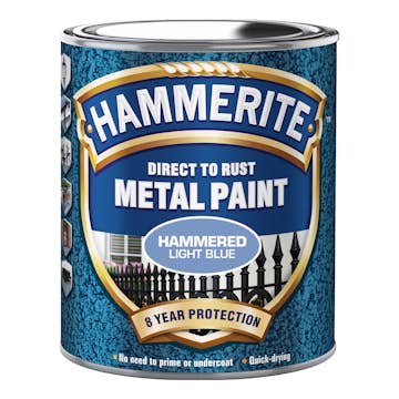 Rostskyddsfärg Hammerite Hammarlack Ljusblå 750ml
