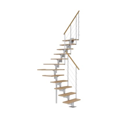 Spartrappa Dolle Boston Ek Steg 1/4 Svängd