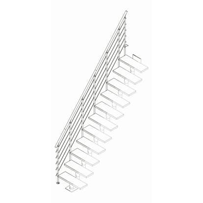 Extra Räcke Dolle Style6 Komplett Ek Oljad