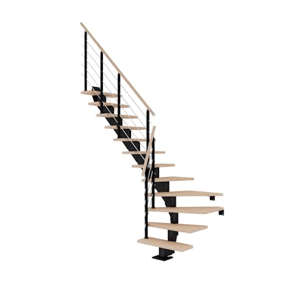 Spartrappa Dolle Hamburg Ek Vit Oljad 1/4 Design