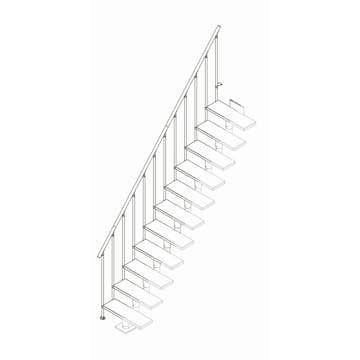 Extra Räcke Dolle Classic II Komplett Ek Lack