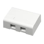 Montagebox Schneider Electric 2XRJ45 Vit