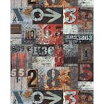 Tapet Lutéce Lettrage Rouge 51171510