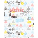 Tapet Lutéce Music Rose 51172103