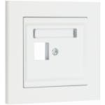 Centrumplatta Malmbergs Optima Rak 1-V Vit