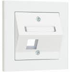 Centrumplatta Malmbergs Optima Vinkl 1-V Vit