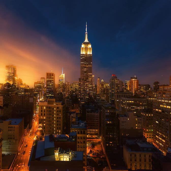 Tapet Idealdecor Empire State Building New York