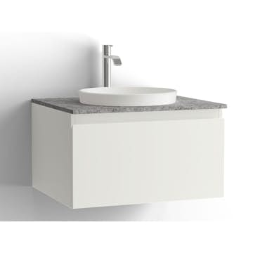 Tvättställsskåp Vedum Flow 600x478 med 1 Låda