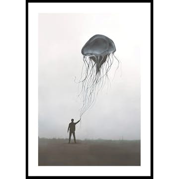 Poster Gallerix Jellyfish Balloon