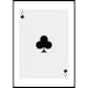 Poster Gallerix Ace Of Clubs