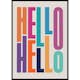 Poster Gallerix Hello Hello