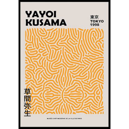 Poster Gallerix Yellow Pattern Yayoi Kusama