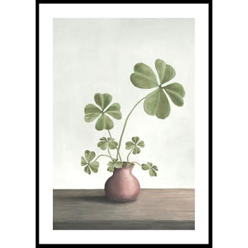 Poster Gallerix Four Leaf Clovers Luck