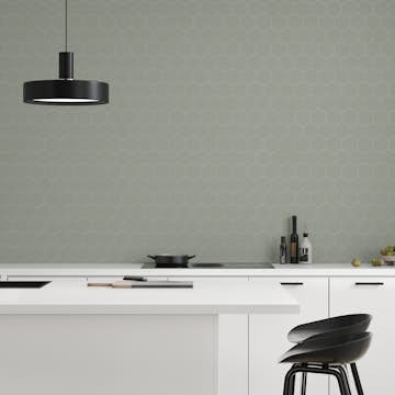 Stänkskyddsskiva Fibo 5206-M71 EM Olivegreen 10x620x2400 mm
