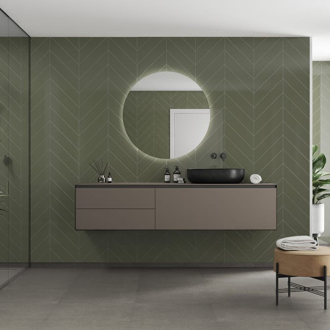 Våtrumsskiva Fibo 5207-M78 HG Camo Green 10x620x2400 mm