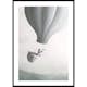 Poster Gallerix Flying With Hot Air Balloon