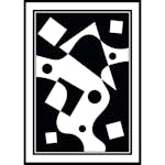 Poster Gallerix Abstract Geo BW