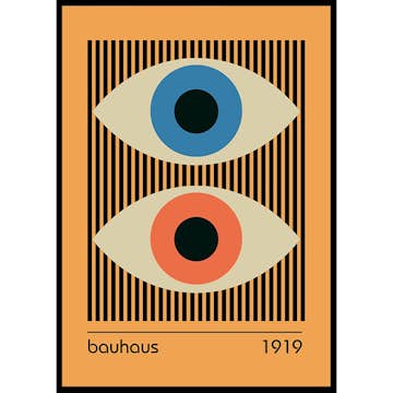 Poster Gallerix Bauhaus Eyes No1