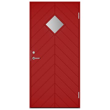 Ytterdörr Swedoor Clever-Line+ C5010 Klarglas