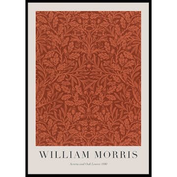 Poster Gallerix William Morris Acorns And Oak Leaves 1880