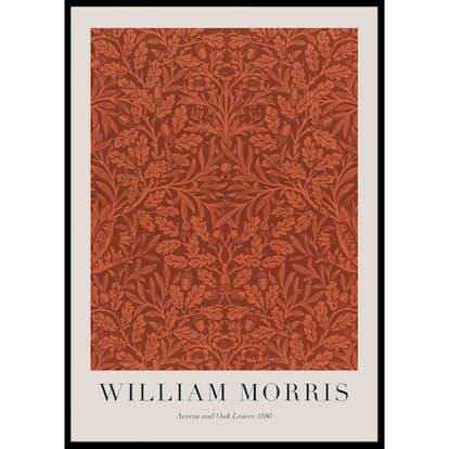 Poster Gallerix William Morris Acorns And Oak Leaves 1880