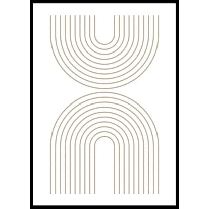 Poster Gallerix Art Lines No2